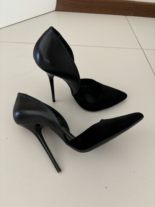 Обувки естествена кожа и велур