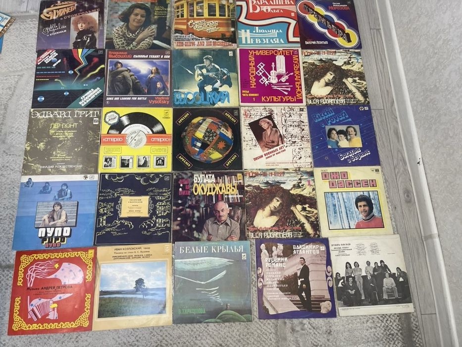 Виниловые пластинки коллекция