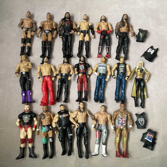 WWE екшън фигури Jakks Mattel loose играчки кечисти AEW TNA колекция