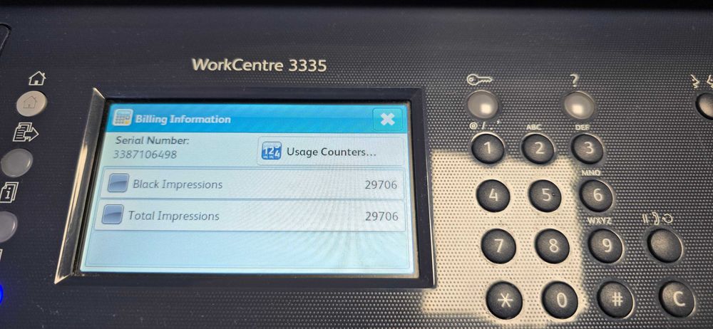 Multifunctional Xerox Workcentre 3335 alb-negru A4