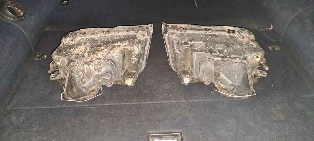 Линзованые фары от ауди 100 с4