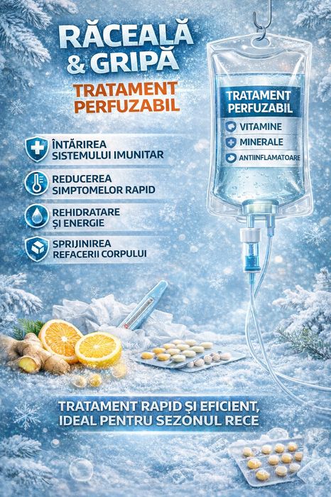 Servicii medicale NON-STOP ingrijiri la domiciliu perfuzii