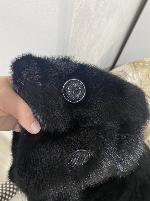 Шуба черный бриллиант