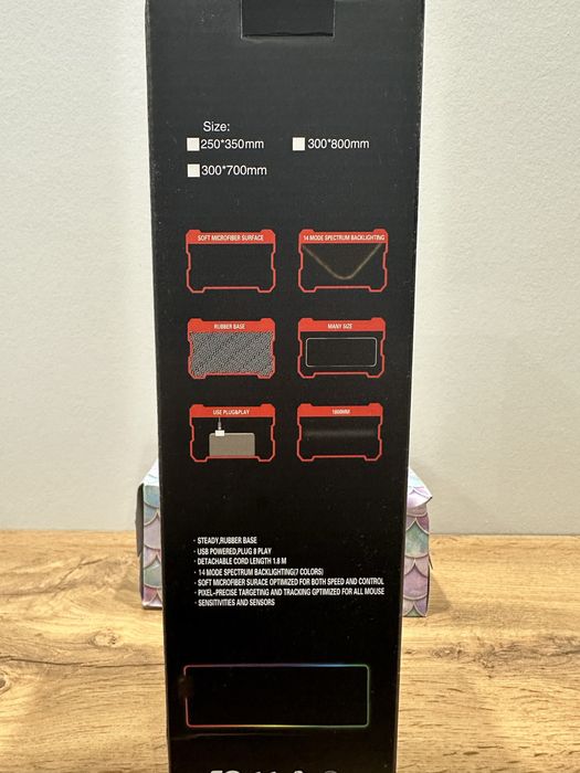 Игровой коврик с 7 подцветками