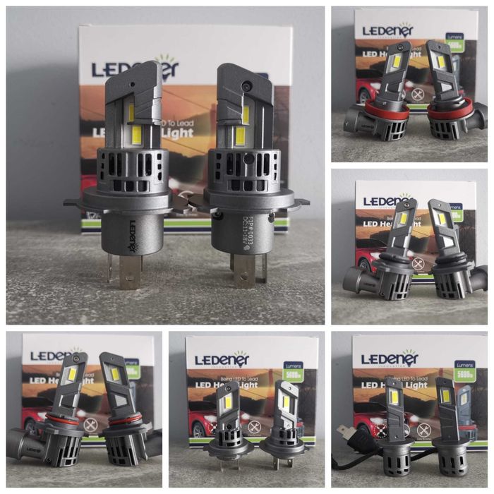 LED Headlight, DC11-182V, 27W, 5600LM, крушки за фарове на автомобил