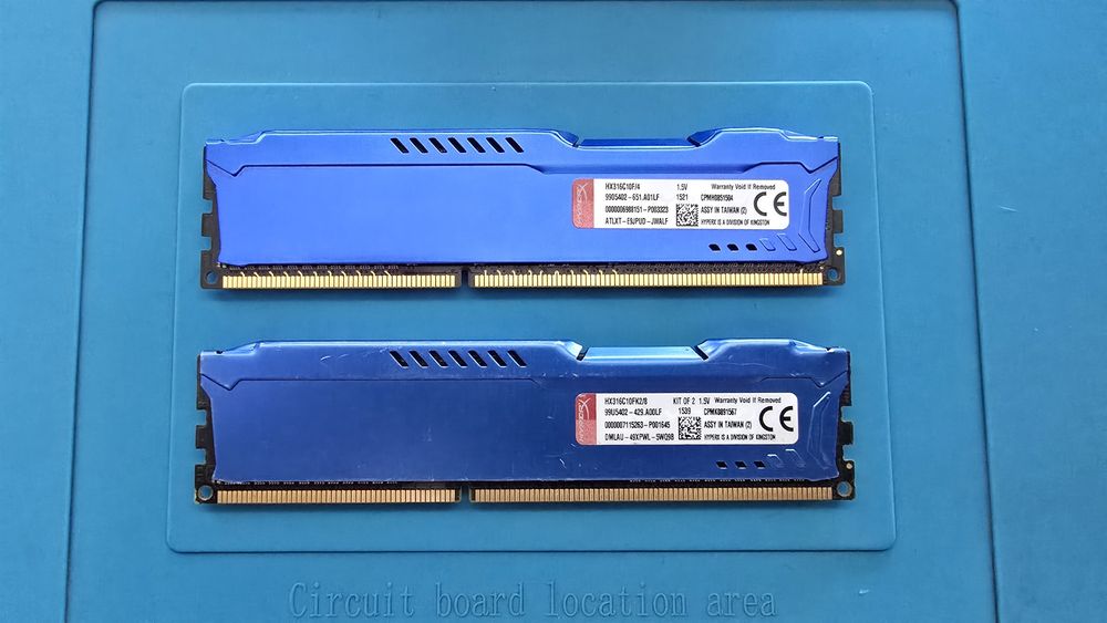 Memorie HyperX FURY Blue 8GB, DDR3, 1600MHz, CL10, 1.5V, kit 2x4GB
