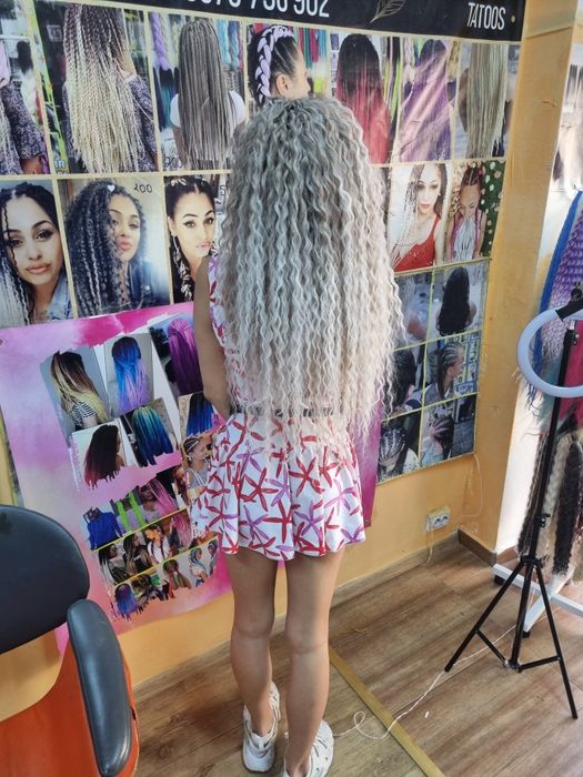 Разпродажба ,поставяне на Афро къдрици ,туистери ,синегалски плитки