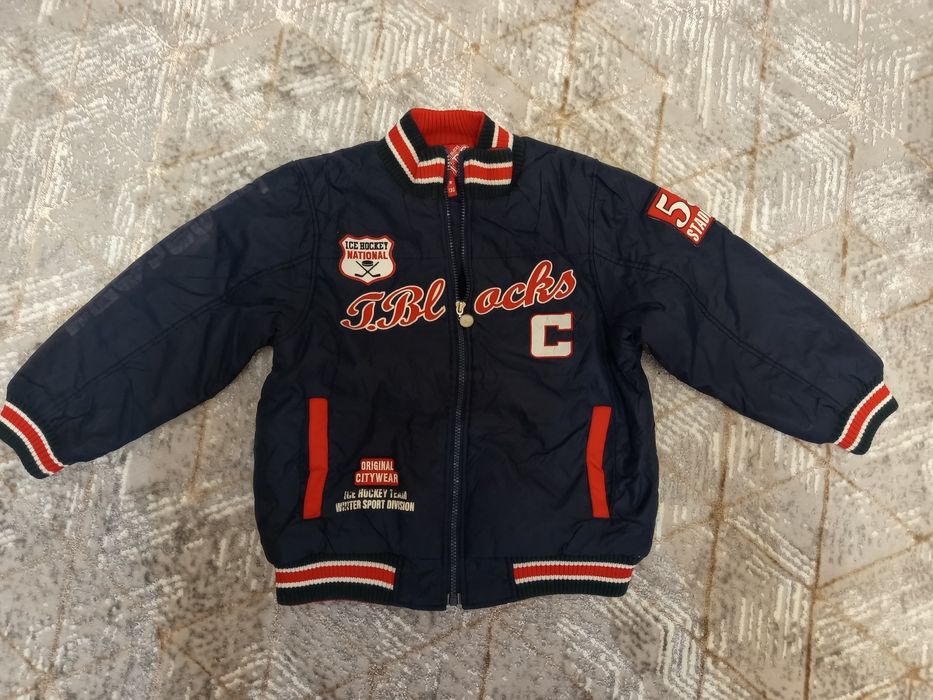 Курточка утеплённая  на рост 130