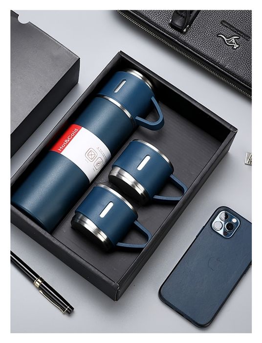 Термос с 3 кружками