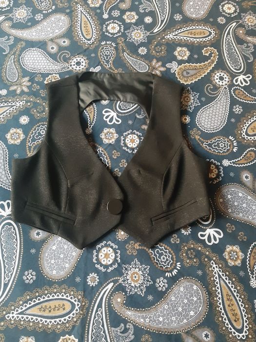 Vesta de dama neagra XS-S