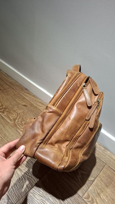 Кожаный рюкзак из Италии