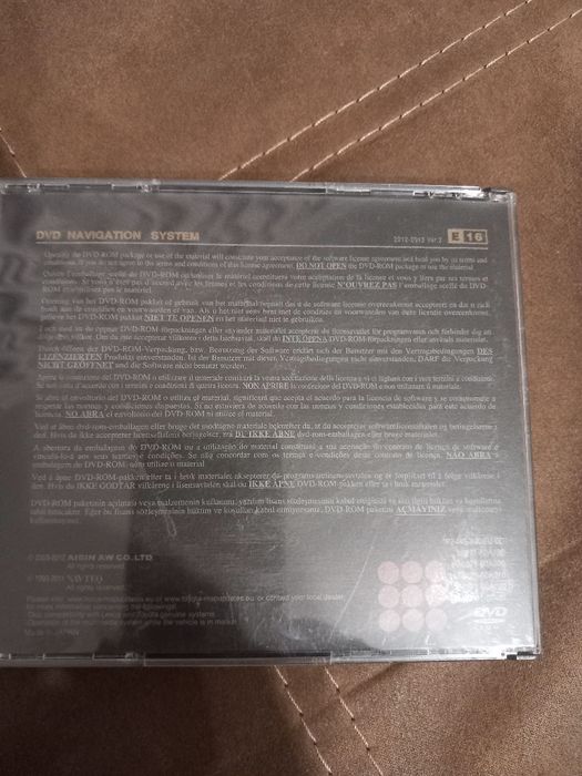 Toyota DVD navigation map
