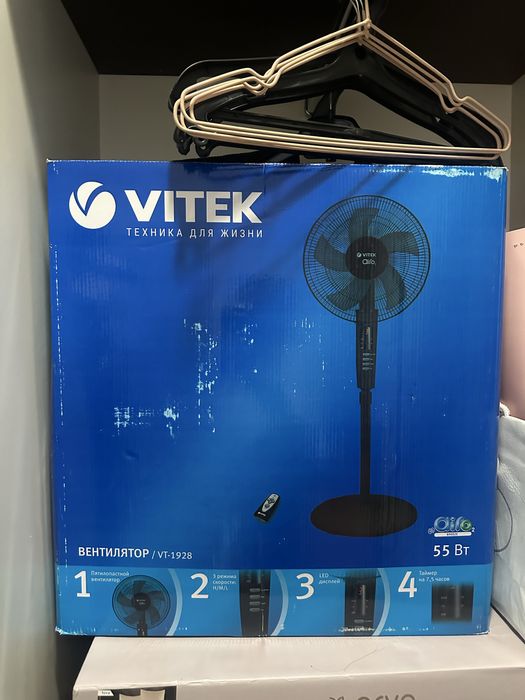 Вентилятор новый фирмы Vitek