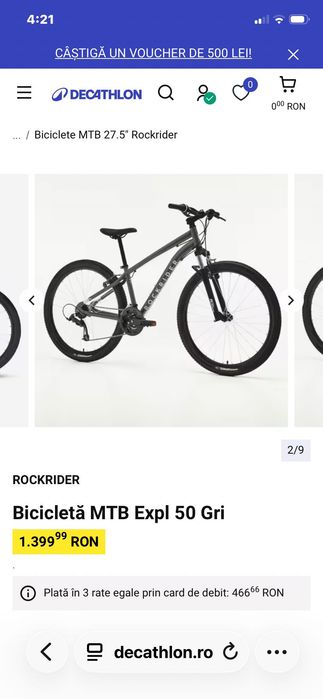 Bicicleta Rockrider