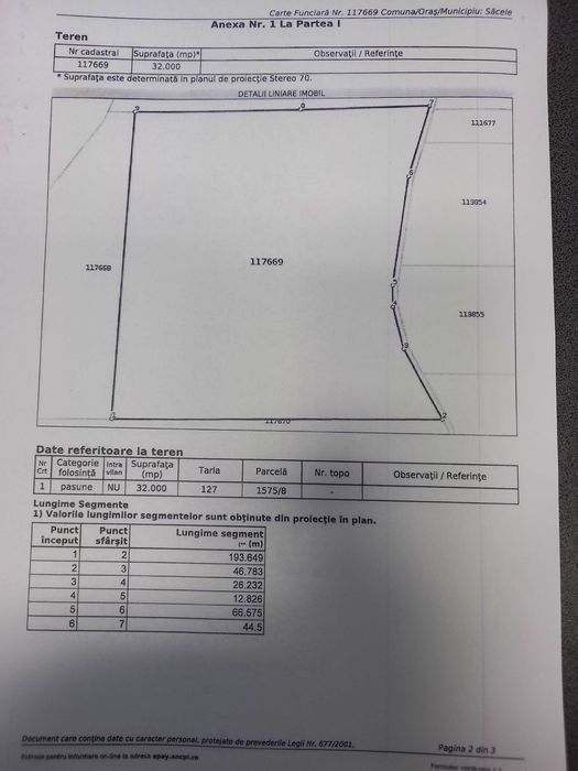 Teren 32000 mp în Masivul Rențea,  Săcele-Brașov