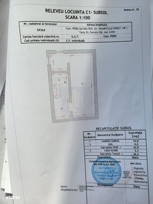 Vila De Vanzare |4 Camere| 2800mp Teren| Iesire la Padure*Tur Virtual*