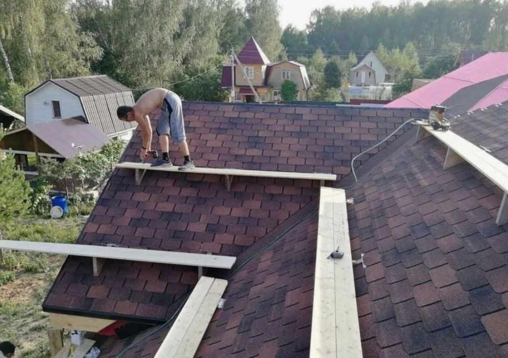 Проыесиональный монтаж мягкой кровли под ключ