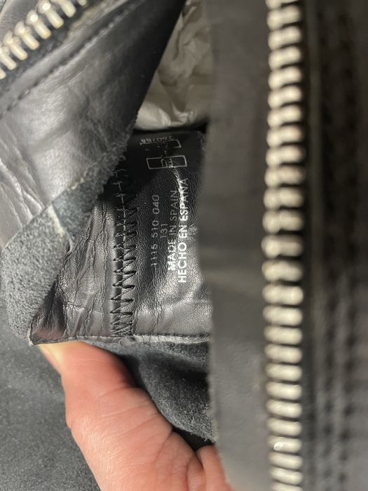 Ботинки кожаные ZARA