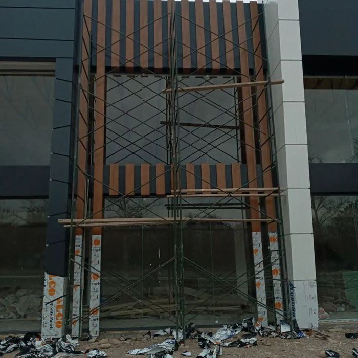 Alukabond Alikafon aluykapon fasad ishlari