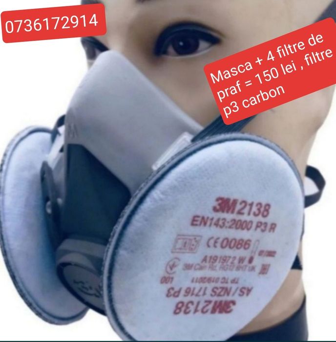 Măști 3M + filtre , speciale de praf