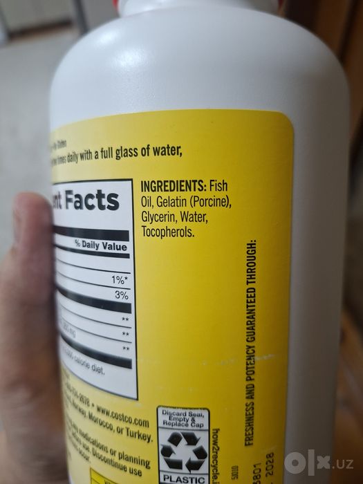 Fish Oil Kirkland/Рыбий жир из Америки, оригинал - киркланд