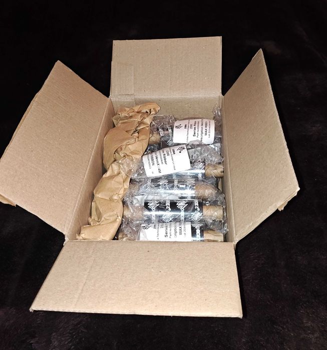 Zebra 2300 Wax Ribbon – 64mm x 74M – Set 24 bucăți