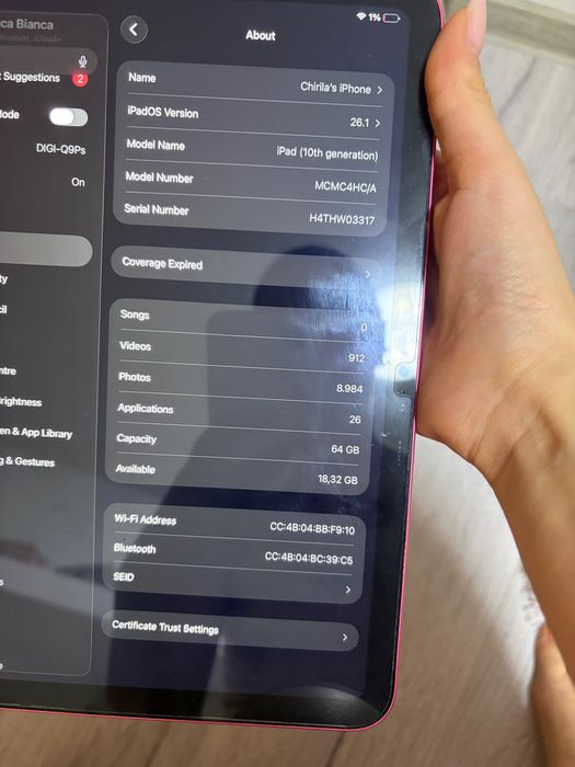 Ipad 10th generation 2022 64gb roz