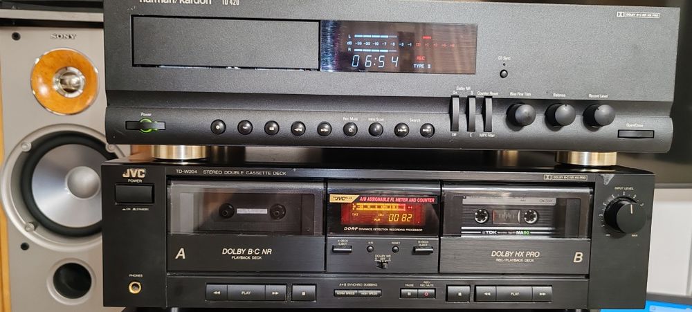 Casetofoane deck Harman Kardon și JVC