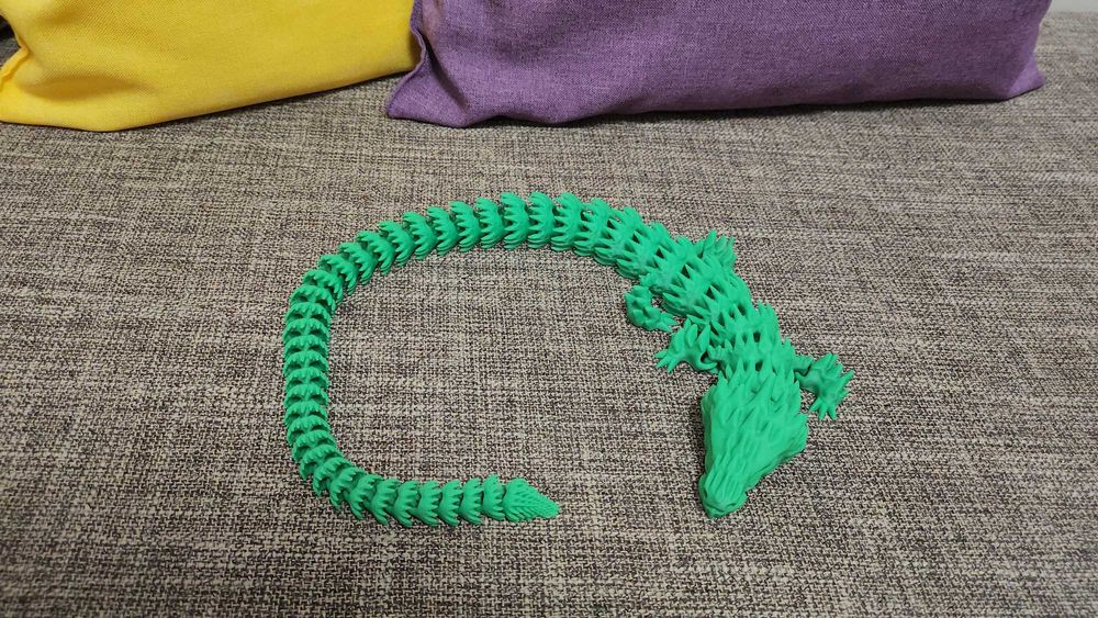 Дракон гъвкав, 3D принт, Flexi 50см, PLA