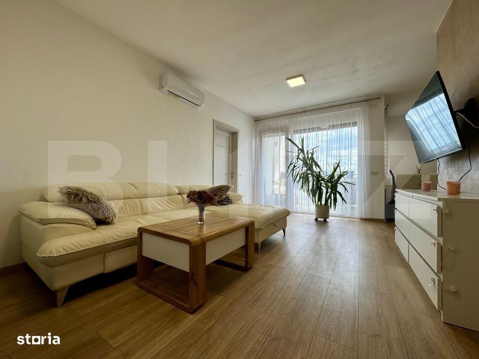 Apartament cu 2 camere, West Residence, terasa panoramica, parcare si