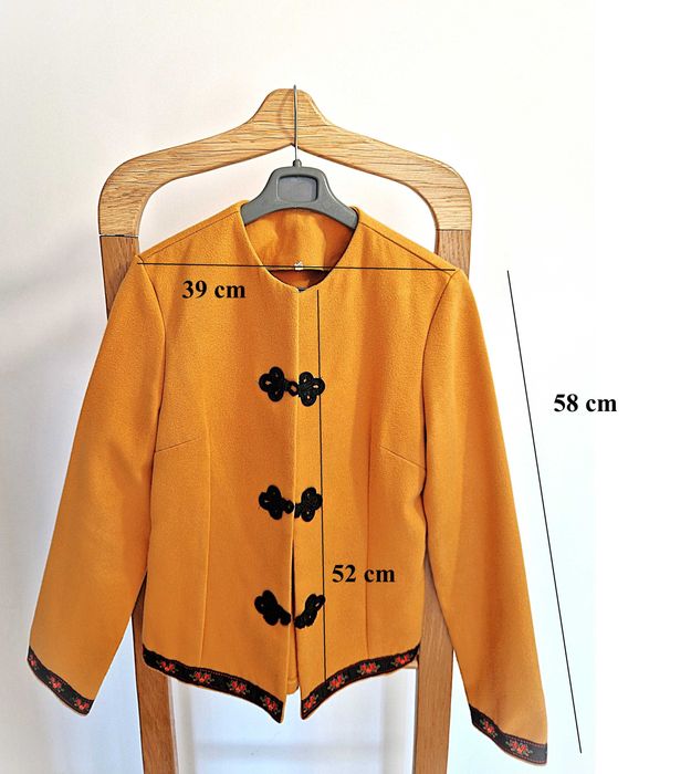 Vând sacou damă galben-muștar