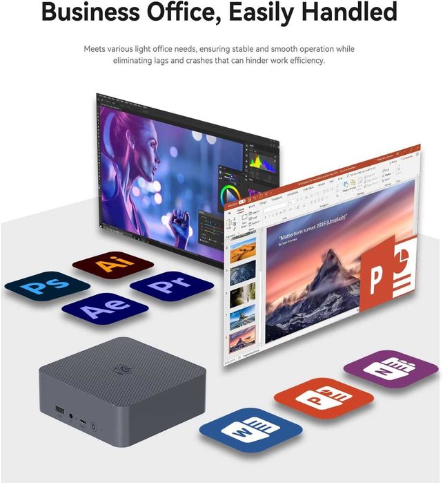 Mini PC Мини Пк Beelink Eqi12 Intel Core i5 12450H 32Gb DDR4/500Gb SSD