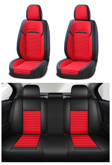 Пълен К-кт Универсална Тапицерия Калъфи За Седалки Еко Кожа и Текстил