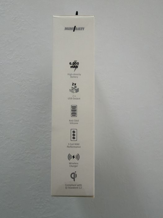 Wireless Charger & PowerBank 6000 mAh