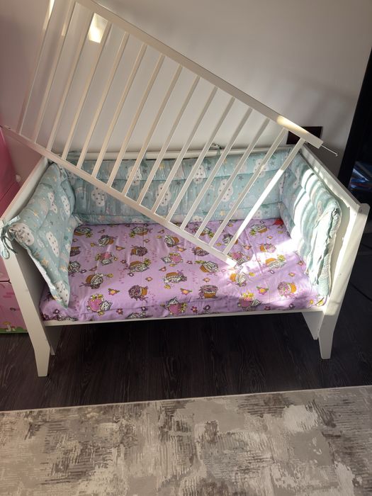 Patut Bebe Alb 3 în 1