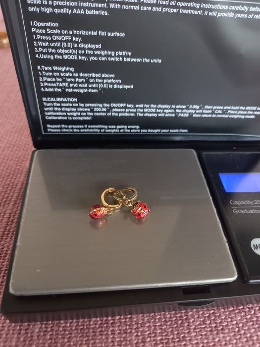 Vând cercei aur copii