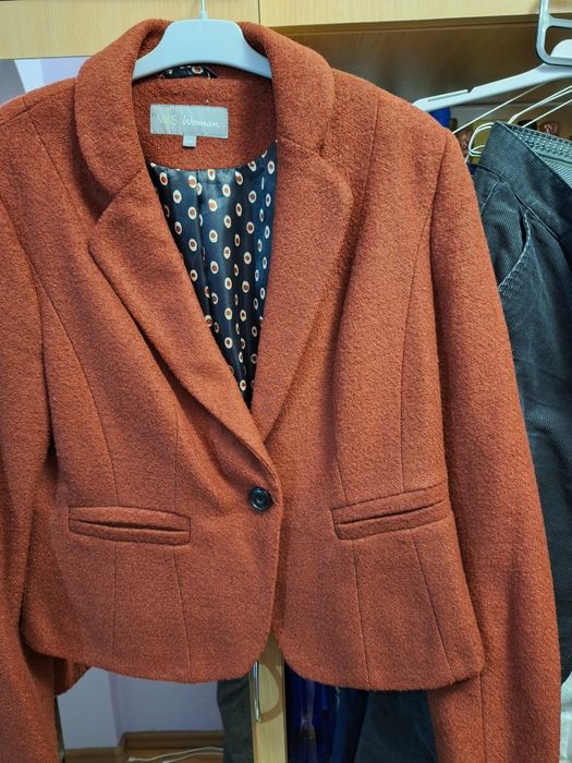 Sacou damă maro-roșcat