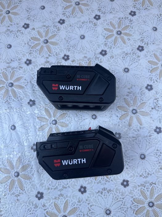 2 бр. Оригинални батерии Würth 18V 5.0Ah M-CUBE (W-Connect)