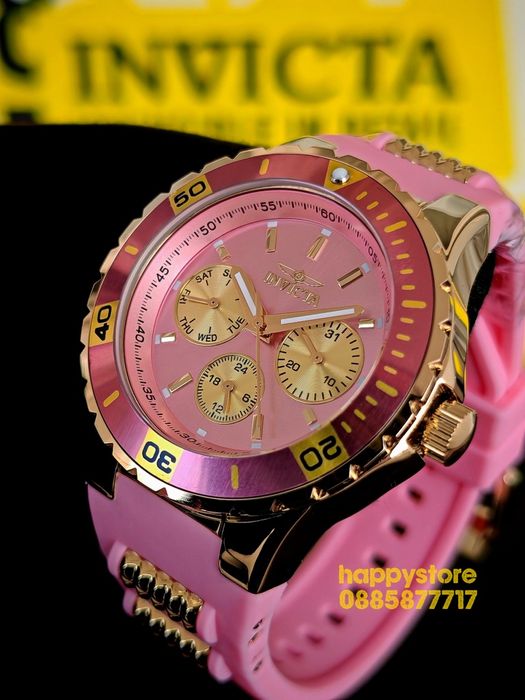 INVICTA Pink Lady 38 mm, Инвикта нов дамски часовник