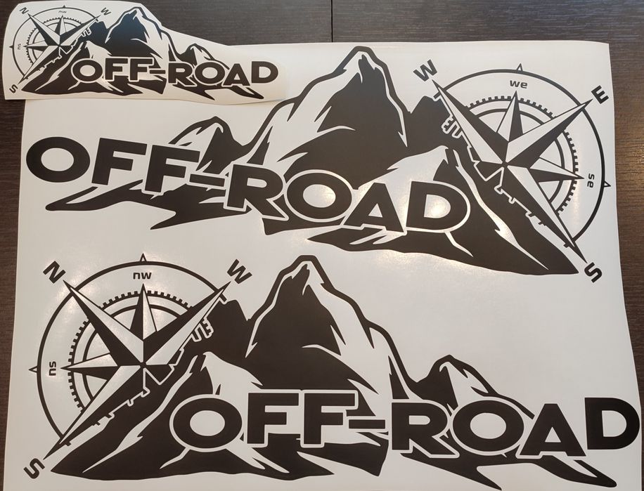 Set stickere autocolant OFF-ROAD/ Adventure