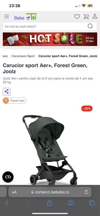 Carucior Joolz stare impecabila