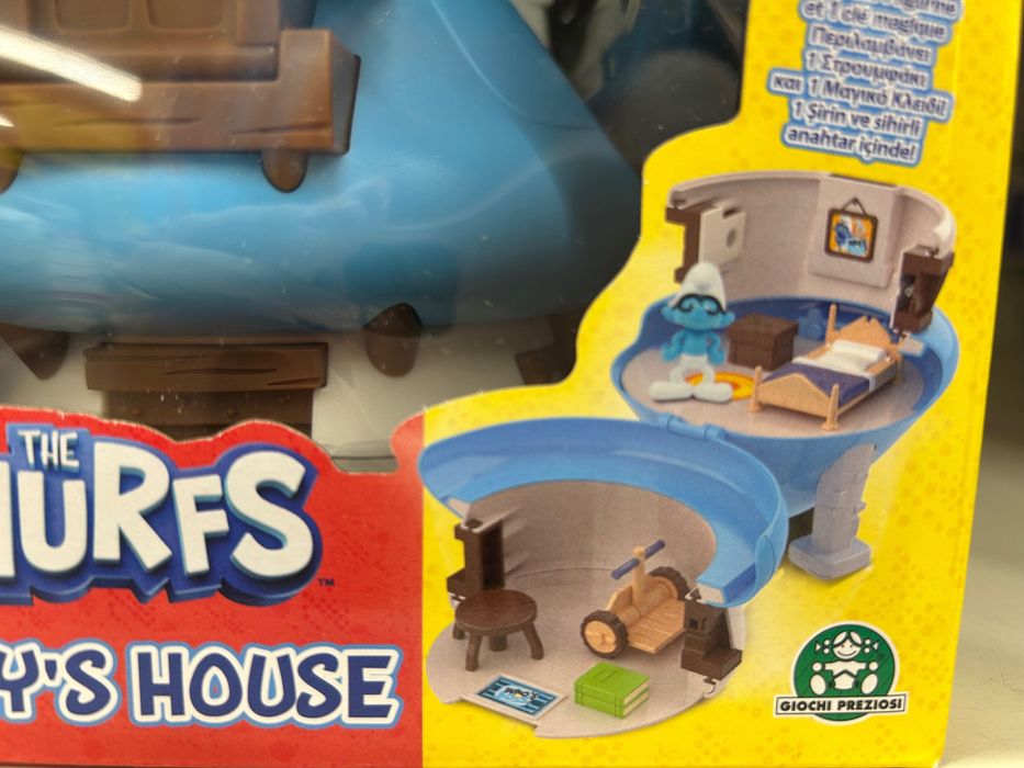 Casa Ștrumfului cu ochelari  – set de joacă +3 ani Nou și sigilat!