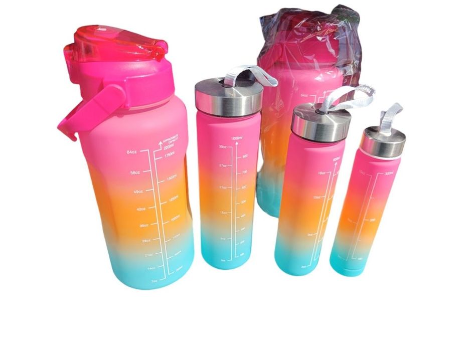 4 броя многоцветни термоса