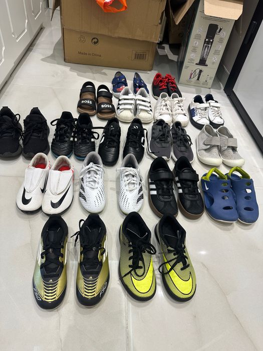 Детски футболни обувки nike adidas
