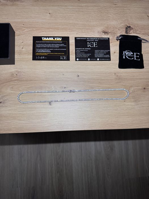 Colier Tennnis Ice Concept 60cm