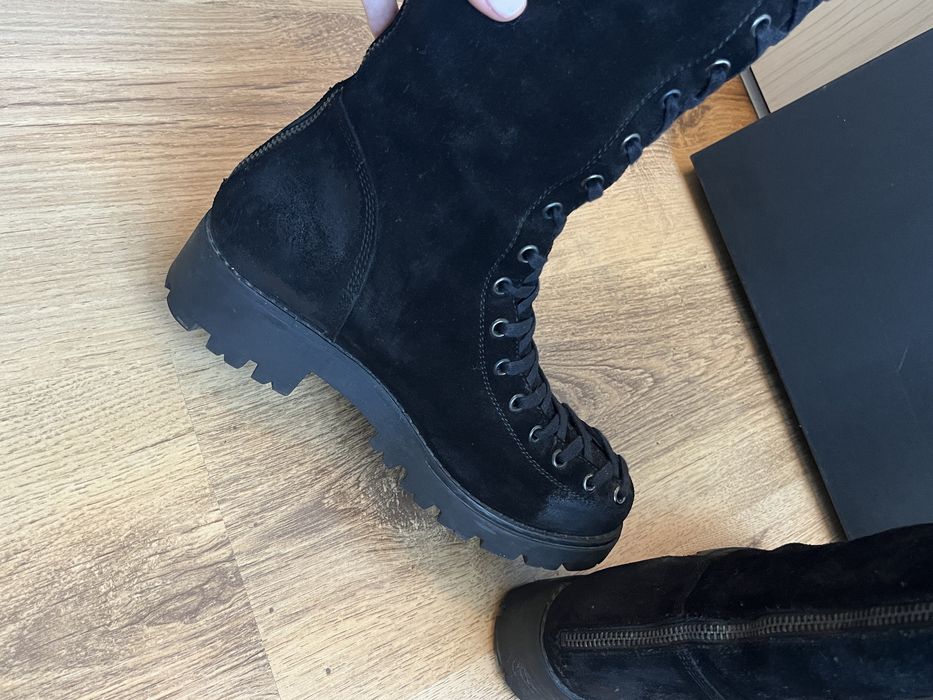 Cizme piele intoarsa Musette