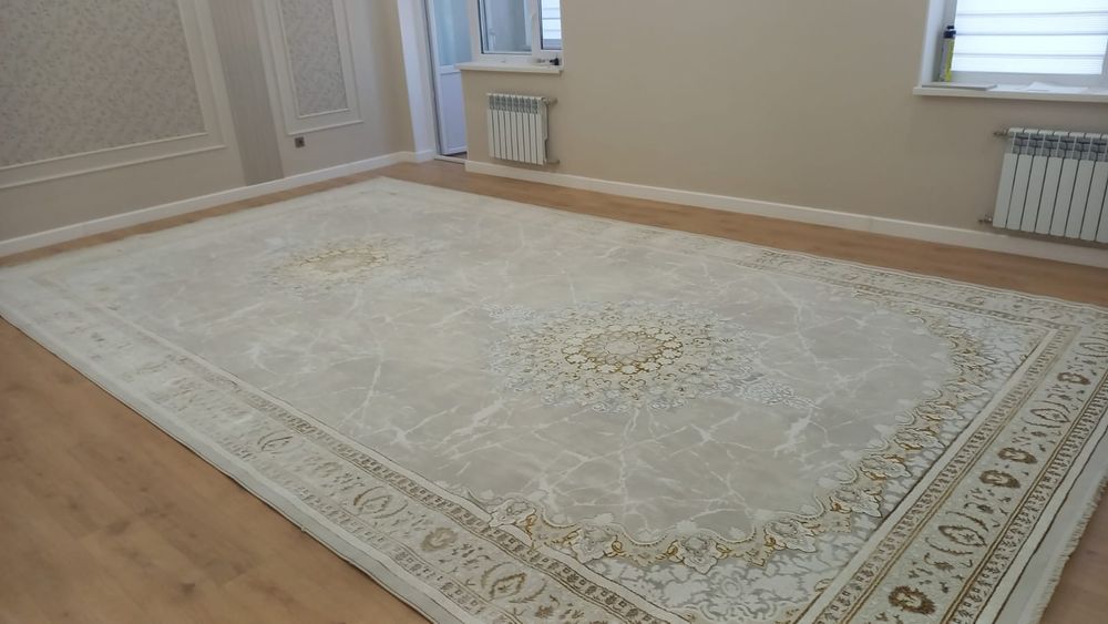 Белый ковер для дома