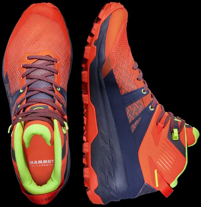 Туристически обувки  Buty Mammut Sertig II Mid GTX Men Hot Red/Marine