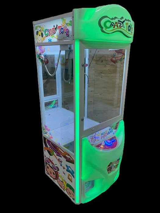Кран за играчки Crazy Toy 2. Кран за плюшени играчки на житони или евро центове