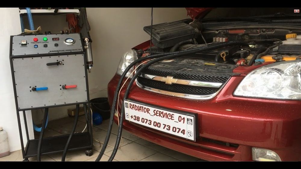 Промывка радиаторов печки